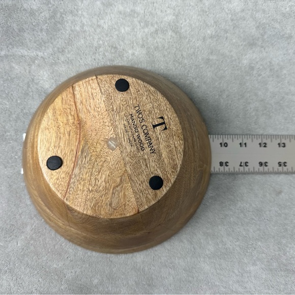 Two’s Company Lemon Enamel & Mango Wood Bowl - Picture 10 of 10